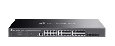 SG3428 UN Omada 24-Port Gigabit L2+ Managed Switch with 4 SFP Slots