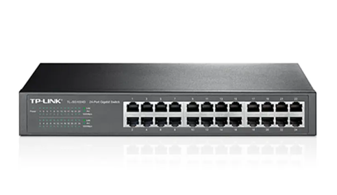 TP -LINK TL-SG1024D 24-PORT GIGABIT DESKTOP RACKMOUNT SWITCH