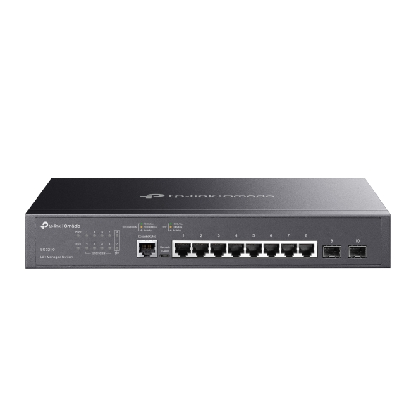 Tp-link SG3210 UN Omada 8-Port Gigabit L2+ Managed Switch with 2 SFP Slots