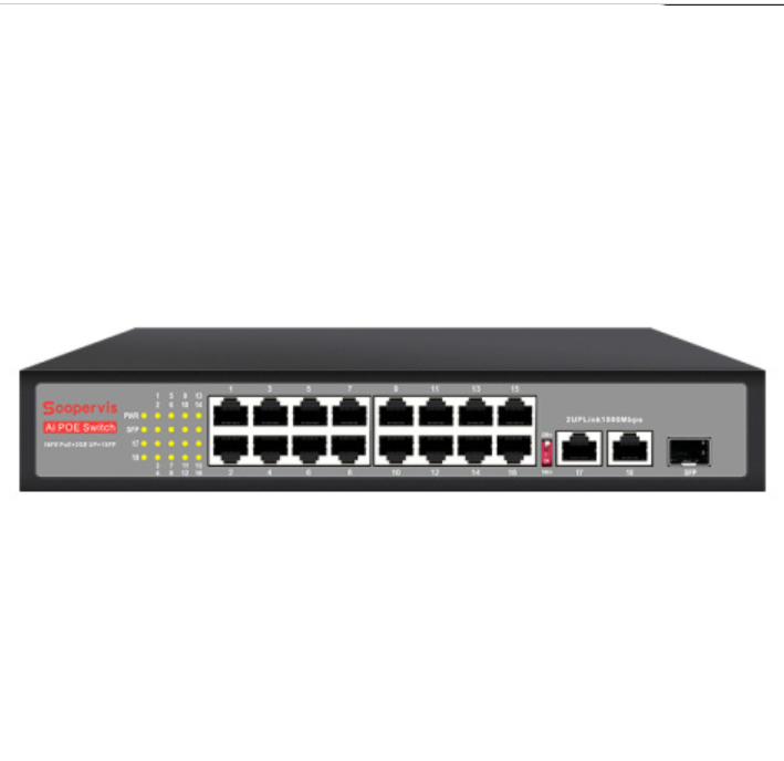 16 Ports 100Mbps POE Switch