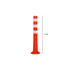 75 sm Elastik PVC Delinator (Yol Dirəyi)