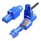 TT72 — Cat6A Gigabit Alətsiz RJ45 Şəbəkə Konnektoru (Toolless)