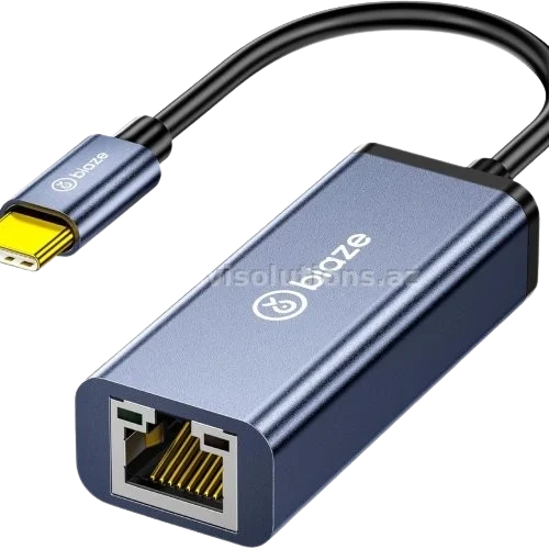 ZH169 — USB + Type-C-dən Gigabit Ethernet-ə (RJ45) Şəbəkə Adapteri