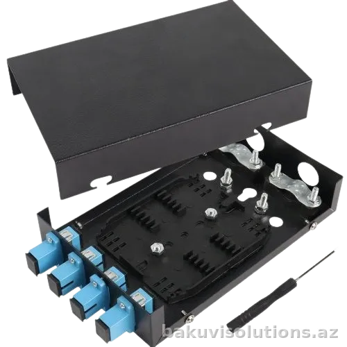TT117-4SM-4LC - FO4 Fiber Optik Terminal Qutusu (LC)