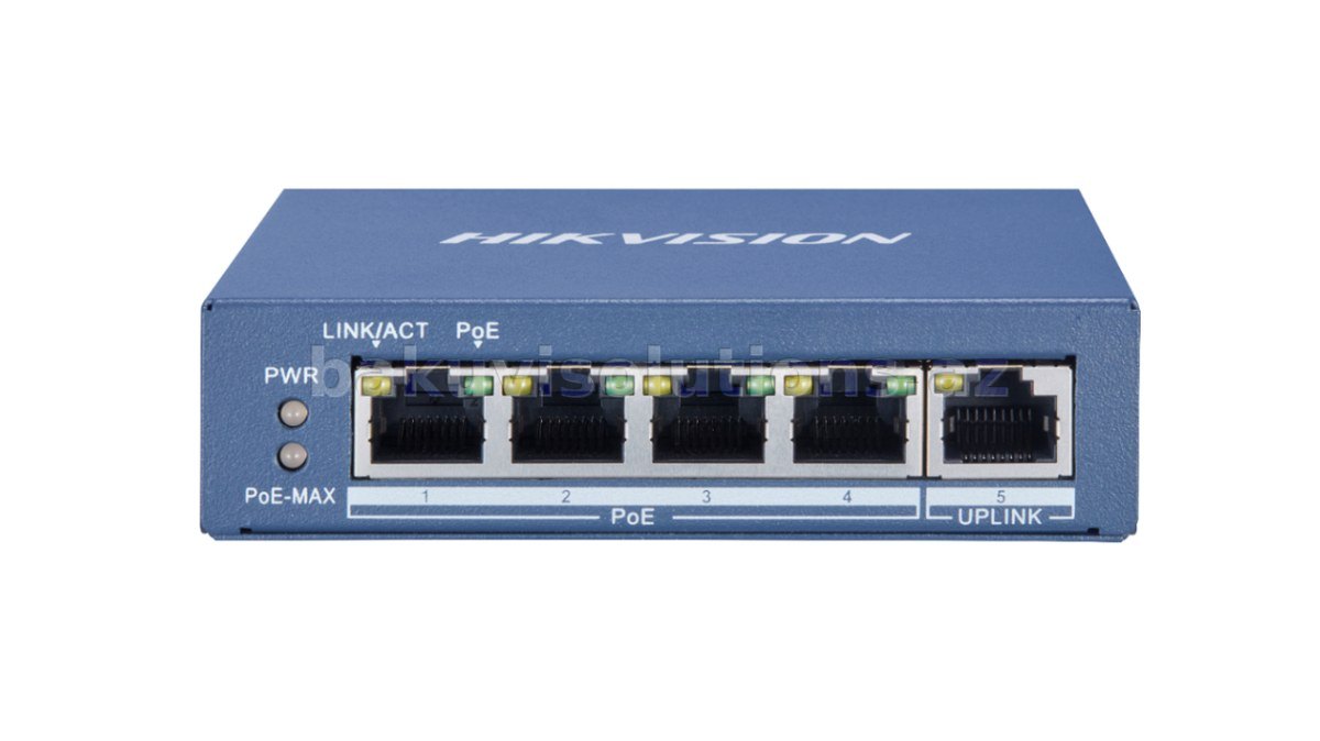 Hikvision DS-3E0505P-E/M PoE Kommutator