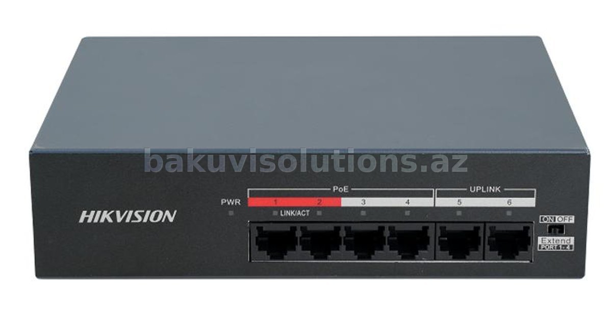Hikvision DS-XS06-P PoE Kommutator