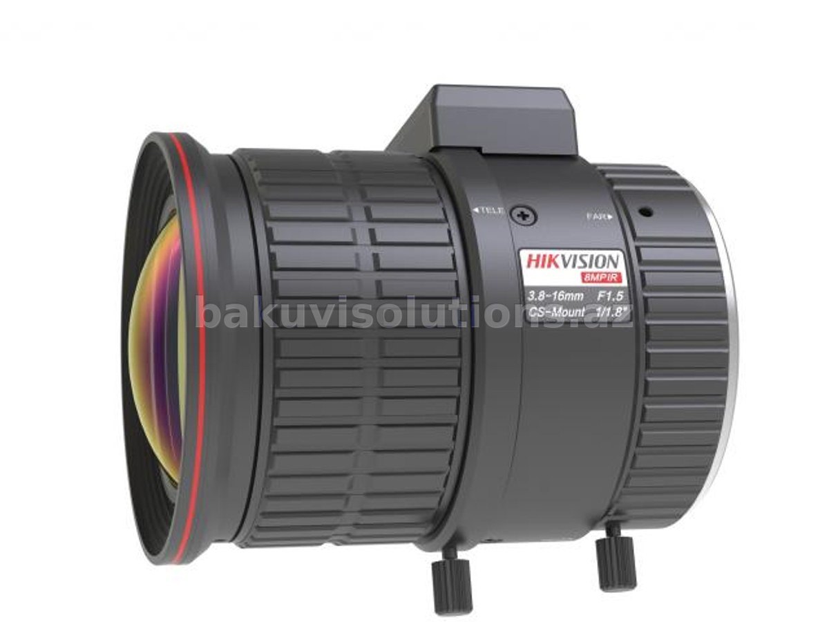 Hikvision HV3816P-8MPIR Varifokal Obyektiv