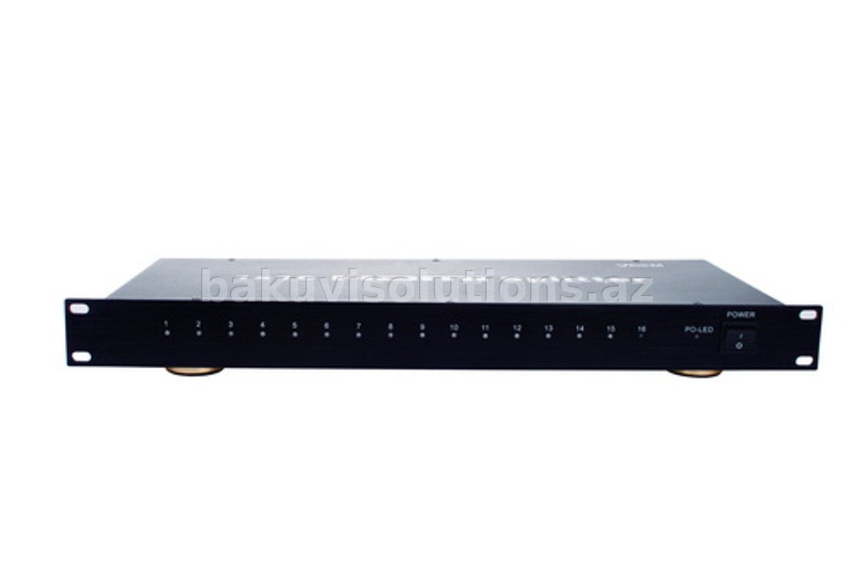 VCOM DD4116 HDMI 1.4 1x16 19" Rack 1U HDMI Splitter (Paylayıcı)
