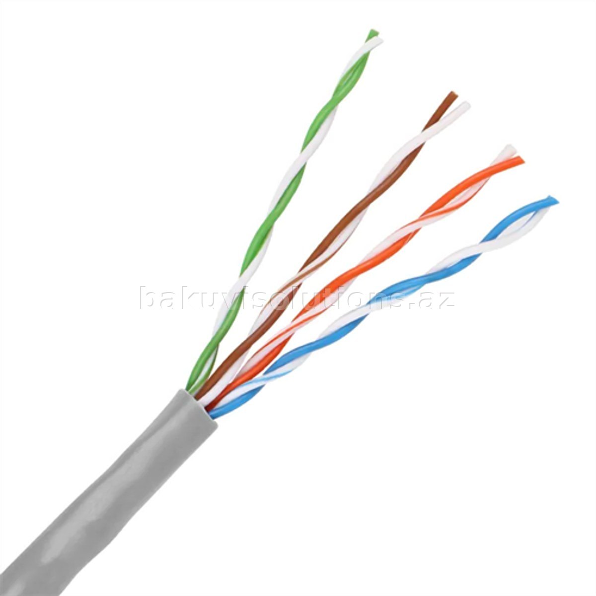 VCOM CAT5E U/UTP 4x2x0.5 CCA 100m Şəbəkə Kabeli
