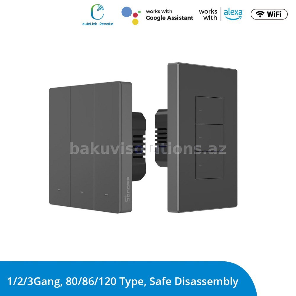 Sonoff SwitchMan M5-3C-86 Ağıllı Divar Açarı
