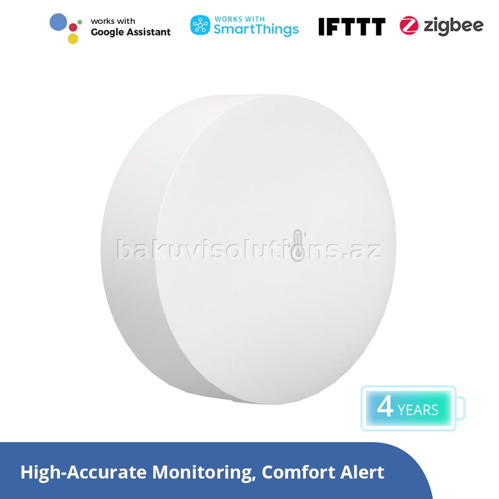Sonoff SNZB-02P Zigbee İstilik və Rütubət Sensoru