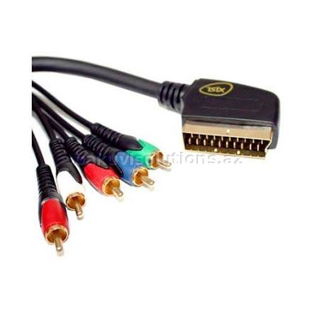 AOPEN CV705 SCART - 5RCA Kabel 1.8m